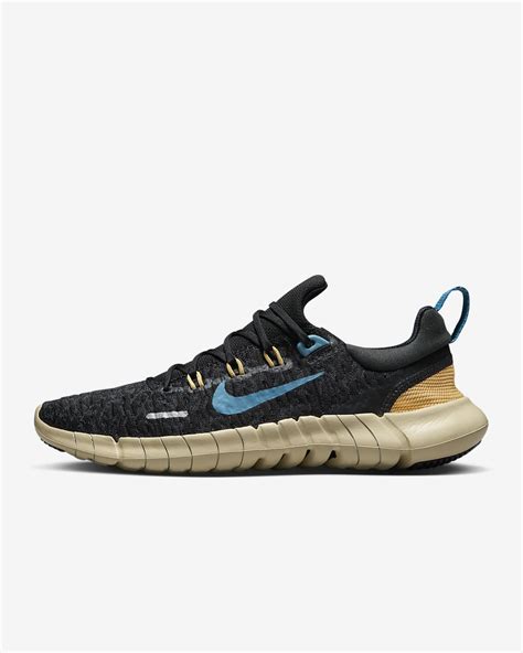 nike free run 5 dames zwart